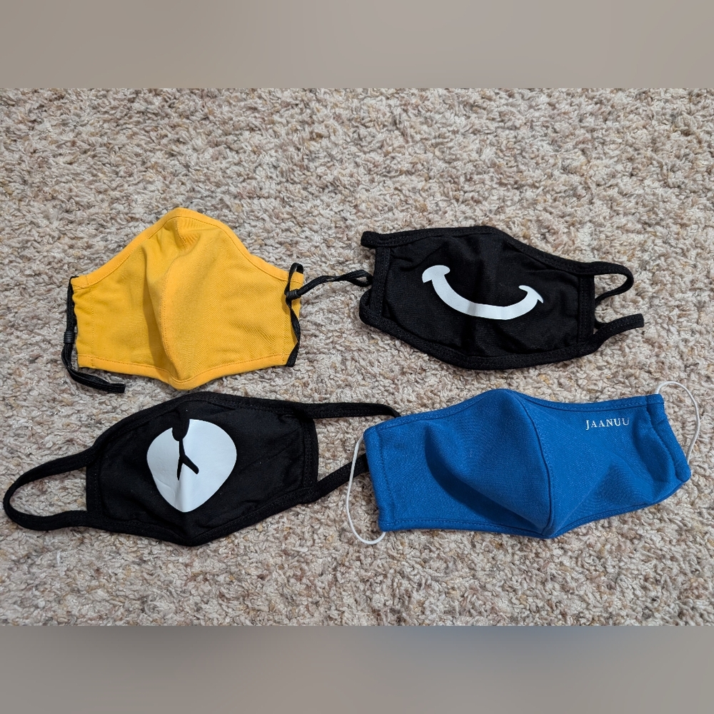 Set Of Four Miscellaneous Face Masks